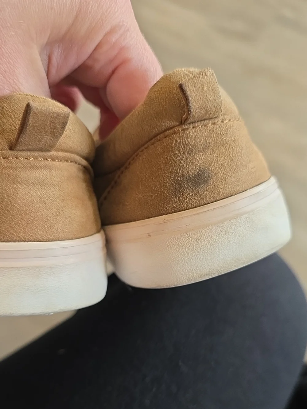 Old Navy Suede Slip On Shoes